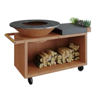 Gratar OFYR Corten 100 PRO SD cu masa de lucru