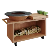 Gratar OFYR Corten 100 PRO SD cu masa de lucru