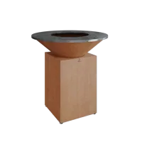 Gratar OFYR Corten 100 cu vatra de gatit pe lemne